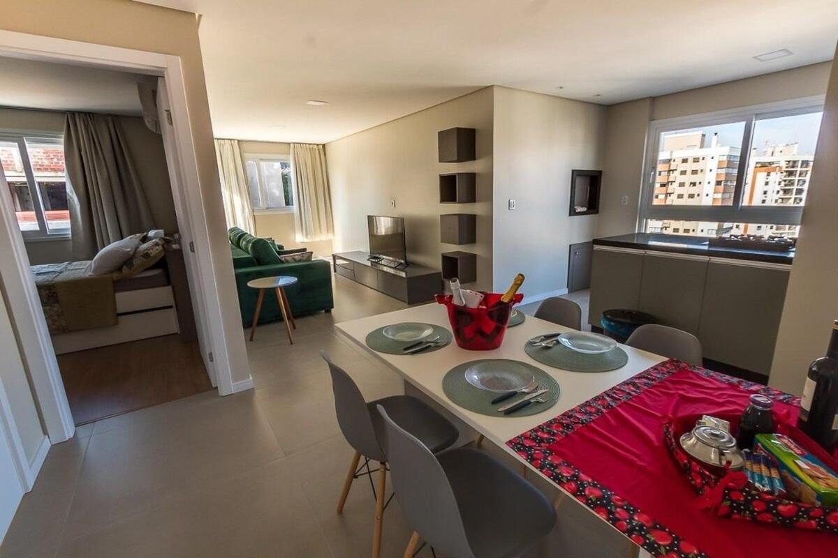 Dallas Apartamentos Na Via Gastronomica-Estacionamento-Amplos E Equipados-Wifi Bento Gonçalves المظهر الخارجي الصورة